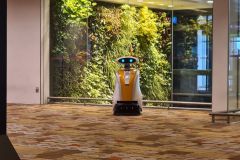 Autonomous Service Robot in Airport Terminal, Singapore, Spring 2023