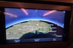 In-Flight Navigation Display Over Australia, Spring 2023
