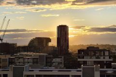 Sydney skyline at sunset, Australia