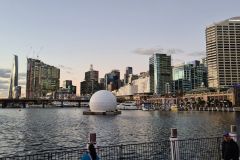 Evening Waterfront Skyline at Darling Harbour, Sydney