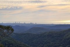 Gold Coast Skyline Viewed from Hinterland Ranges