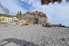 Pebble Beach Beneath the Cliffs of Ponta do Sol, Madeira