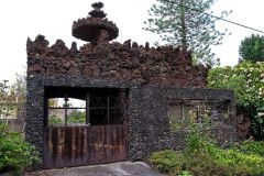 Volcanic Stone Gate in Rural Madeira