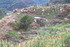 Isolated Farm Shack on Volcanic Hillside, Madeira Island