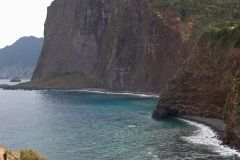 Basalt Sea Cliffs and Sheltered Cove, Madeira Island