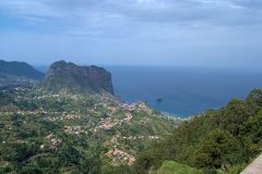Coastal Village and Cliffside Headland, Madeira Island