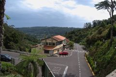 Roadside Restaurant at Mountain Intersection, Madeira Island