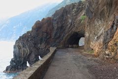 Coastal Path Through Rock Tunnel, Madeira Island