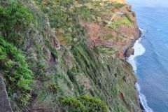 Cliffside Path Above the Atlantic, North Coast of Madeira