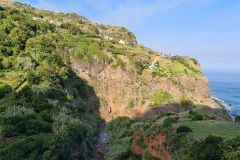 Coastal Ravine and Cliffs Above São Vicente, North Coast of Madeira