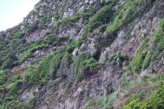 Coastal Ravine and Cliffs near Arco de São Jorge, North Coast of Madeira