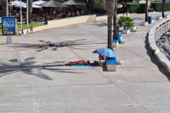 Sunbathers on the Calheta Seafront — Madeira