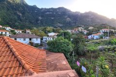 Village Rooftops at Dusk in Arco de São Jorge, Madeira