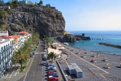 Ponta do Sol Seafront and Volcanic Cliffs, Madeira