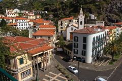 Ponta do Sol Town Center with Church and Red-Tiled Roofs, Madeira