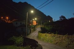 Quiet Night Road Leading Through Arco de São Jorge, Madeira