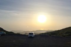 Sunset Viewpoint above Madeira Mountains near Pico do Arieiro