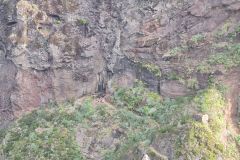 Hikers Passing the Tunnel Section on PR1 near Pico do Areeiro, Madeira