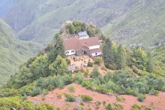 Casa do Abrigo do Pico Ruivo mountain refuge above central Madeira, Portugal