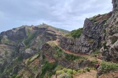 Pico do Arieiro Cliff Path toward Pico Ruivo, Madeira