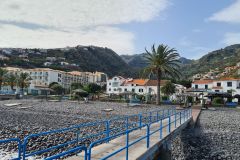 Pebble Beach Promenade and Hillside Village in Santa Cruz, Madeira
