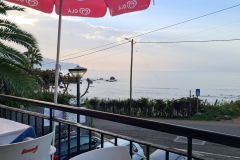 North Coast Café Terrace Overlooking the Atlantic in Madeira