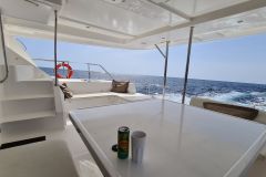 Catamaran Deck on the South Coast of Madeira, Atlantic Ocean