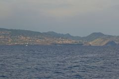 Coastline of Santa Cruz with Madeira Airport Runway