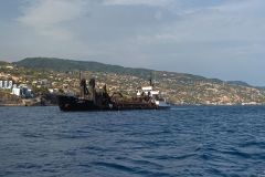Dredging Vessel off Madeira Island Coast