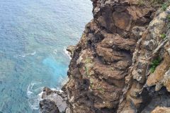 Volcanic Sea Cliffs at Ponta do Garajau, Madeira Island, Portugal