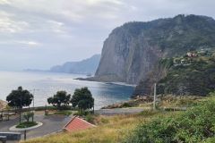 Atlantic Cliffs and Headland at Ponta do Garajau, Madeira Island, Portugal