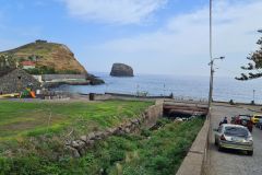 Porto da Cruz Seafront with Penha d’Águia Islet, Madeira