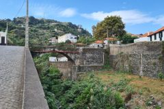 Stone Arch Bridge over Ribeira in Porto da Cruz, Madeira