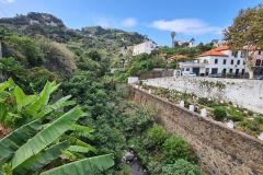 Hillside Cemetery above Ribeira Valley in Porto da Cruz, Madeira