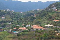 Hillside Homes Above Arco de São Jorge, Madeira