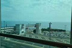 Ocean View from Madeira International Airport Terminal, Santa Cruz, Portugal