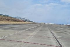 Runway and Apron at Madeira International Airport, Santa Cruz, Portugal