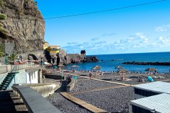 Praia da Ponta do Sol beneath Cliffs, Madeira