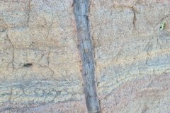 Volcanic Dike in Layered Tuff Cliffs, Ponta de São Lourenço, Madeira