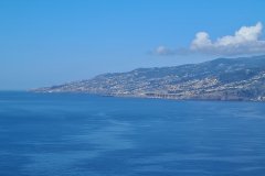 Madeira South Coast with Airport Runway near Santa Cruz