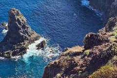 Basalt Sea Stack Below Ponta de São Lourenço Cliffs, Madeira