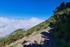 Cloud-Edge Mountain Path near Pico do Arieiro, Madeira