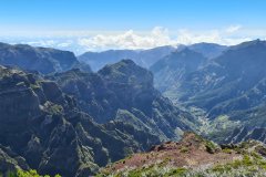 Central Madeira Mountain Valleys from Pico Ruivo