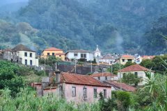 Evening Lights in a Mountain Village, Madeira