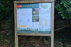 PR14 Levada dos Cedros Trail Information Board, Fanal Forest, Madeira