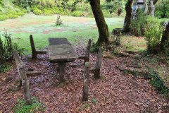 Stone Picnic Table in Fanal Forest, Madeira