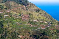Terraced Coastal Slopes Above the Atlantic, Madeira Island