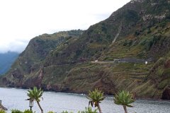 Terraced Coastal Cliffs of Madeira Island