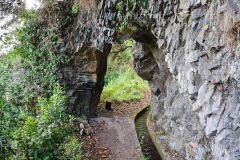 Basalt Arch on Levada de Achada Grande, Boa Ventura