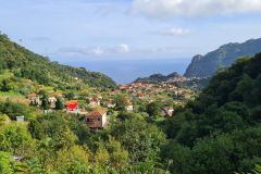 Boa Ventura Valley and Atlantic View from Levada de Cima, Madeira